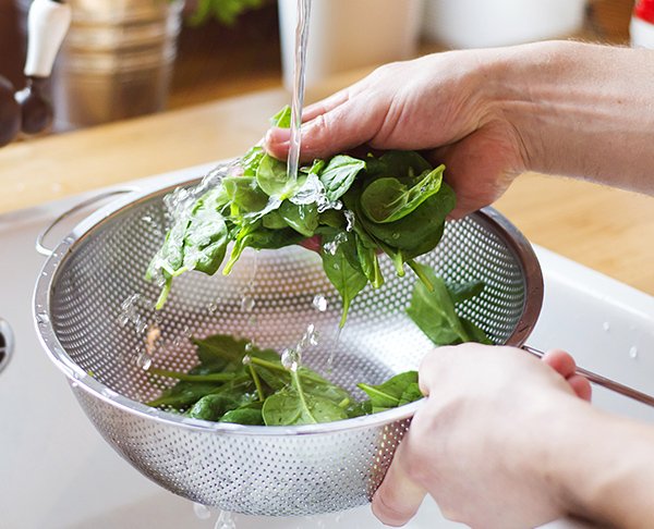 Reinigung von Obst und Gemüse mit Kangen-Wasser®